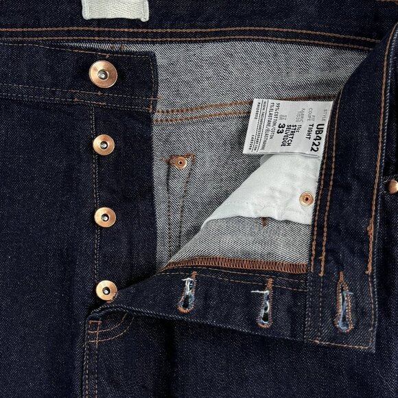 Unbranded Brand UB422 Tight 11oz Indigo Stretch Selvedge Jeans Men’s 33x32 Denim - Picture 7 of 14